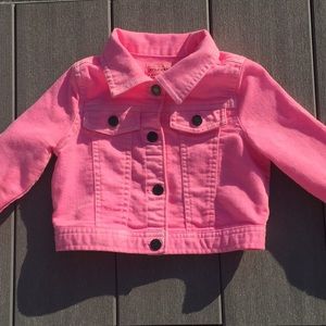Super cute 2T toddler pink jean jacket